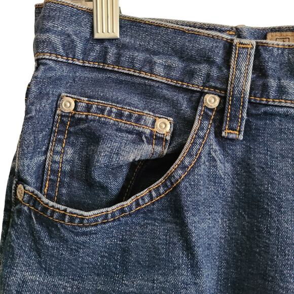 EDWIN JEANS Wide Leg Crop 100% Cotton Jeans‎ ED-866 5415 Women’s 30* - Picture 4 of 11